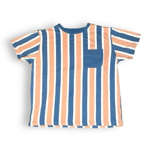 Men’s Original Use Casual Striped T-Shirt, Size Large